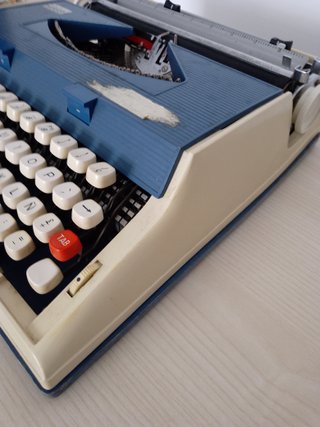 Máquina de escribir Mitoral 3000 azul