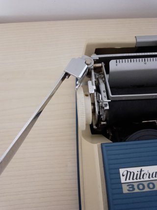 Máquina de escribir Mitoral 3000 azul