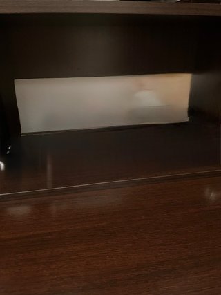 Mueble TV madera oscuro
