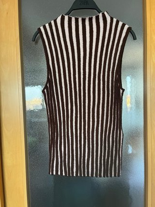 Conjunto Zara Top y Falda Rayas Talla L