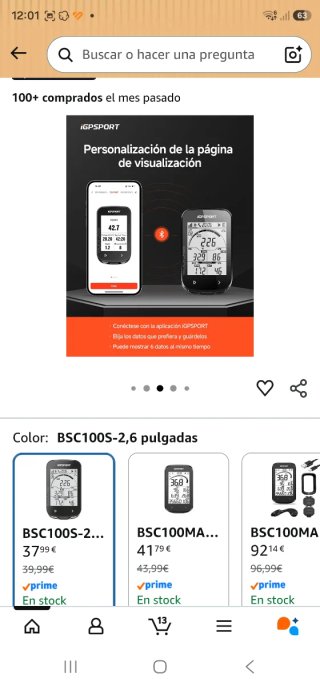 Ciclocomputador GPS iGPSPORT BSC100S