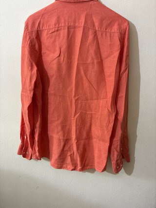 Camisa Massimo Dutti M Manga Larga Naranja
