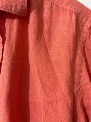 Camisa Massimo Dutti M Manga Larga Naranja