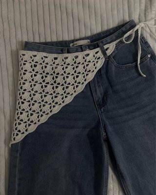Bandana de croché hecha a mano