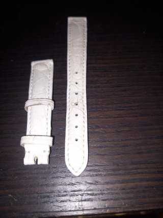 Titolo: Cinturino Orologio Donna Pelle Bianca Stam