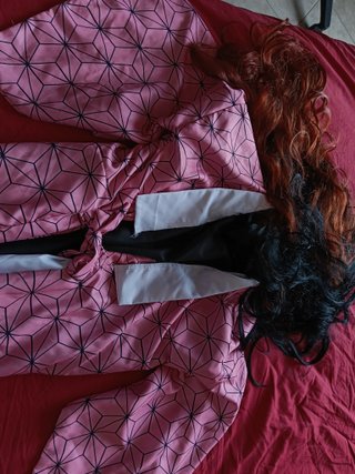 Vestito Cosplay Nezuko Demon Slayer tg 150cm