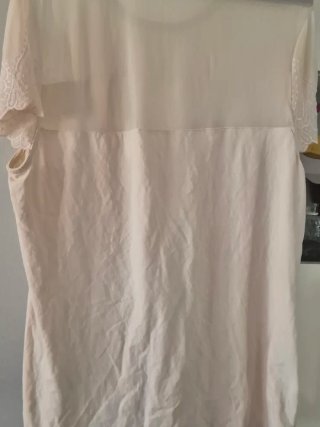 Camiseta H&M Beige Talla XL