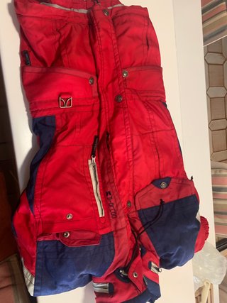 Chaqueta de esquí hombre talla 51 roja