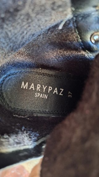 Botas militares negras mujer