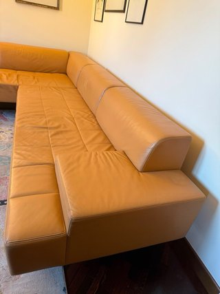 Divano angolare in pelle, poltrona frau