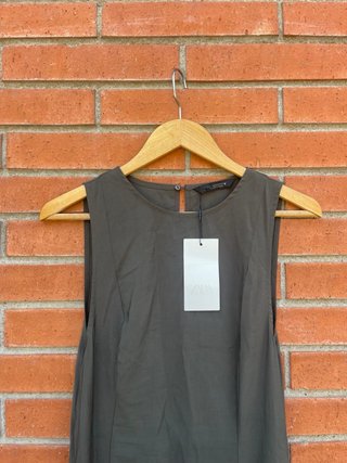 Vestido largo fluido Zara T.M