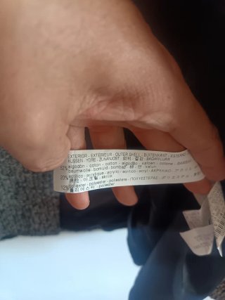 Abrigo Zara Mujer Negro Gris