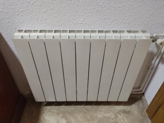 Radiador de aluminio blanco