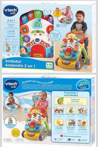 Andador VTech Andandín 2 en 1