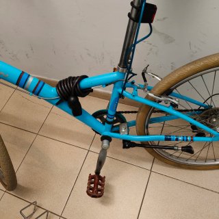 Bicicleta B'Twin Poply 300 24 Azul