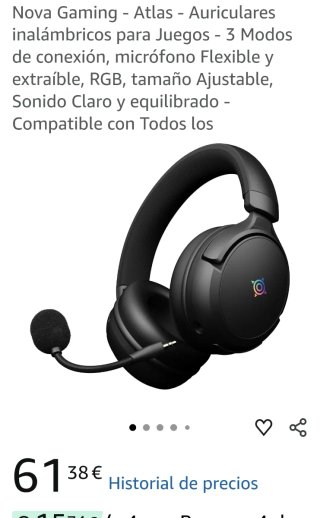 Auriculares Nova Gaming GH215 Atlas RGB