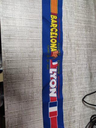 Cinta Barcelona-Lyon Final Champions League