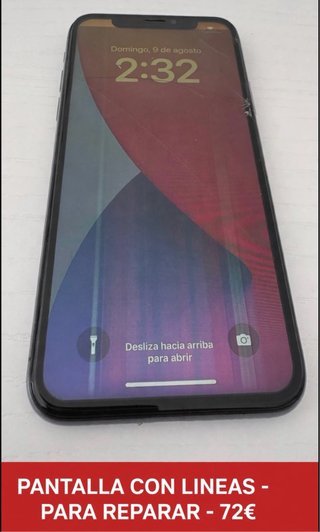 iPhone X 64GB da riparare o per parti (descrizione)