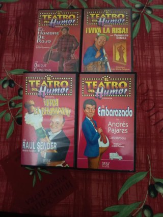 4 Películas VHS El Teatro del Humor