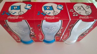 3 Bicchieri Coca-Cola Euro 2012