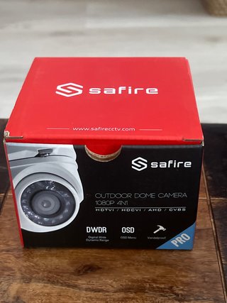 Cámara Domo Exterior Safire 1080P 4N1