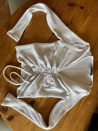 Top de rayas azul y blanco talla S