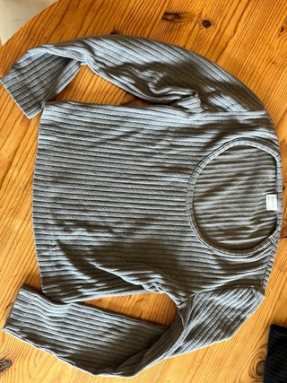 Top de rayas azul y blanco talla S