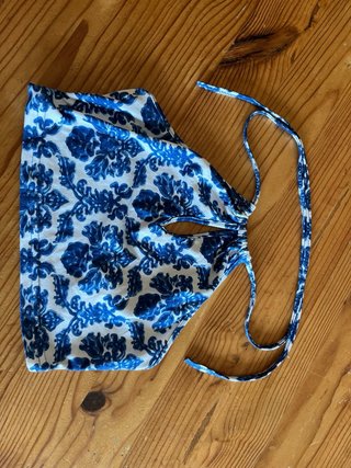 Top de rayas azul y blanco talla S