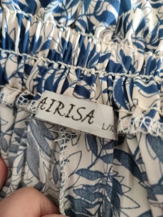 Pantalón palazzo estampado mujer