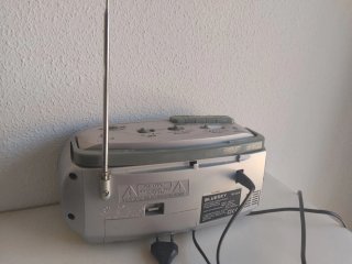 Radio Cassette BLUESKY Vintage Plata