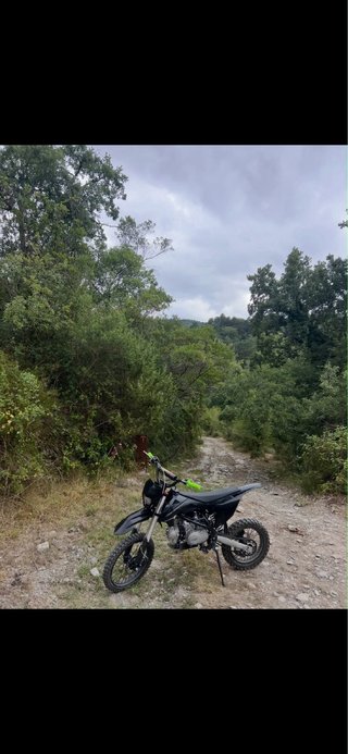 Pitbike 125cc XL Negra y Verde