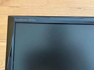 Monitor Samsung SyncMaster 2033HD Negro
