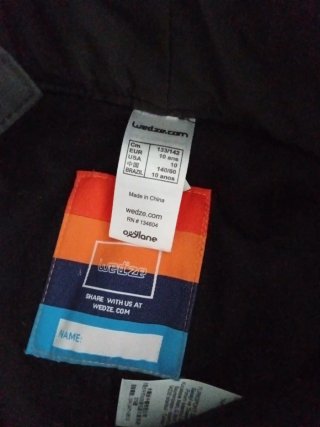 Pantalones de esquí negros talla 10