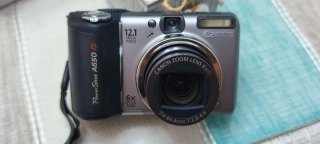 Cámara Canon PowerShot A650 IS - ¡Como nueva!