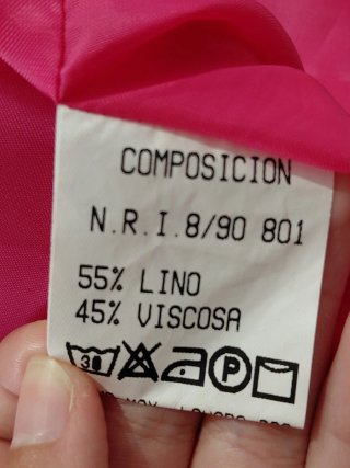 Blazer Fucsia Elegante Mujer