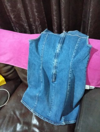 Vestido vaquero sin mangas