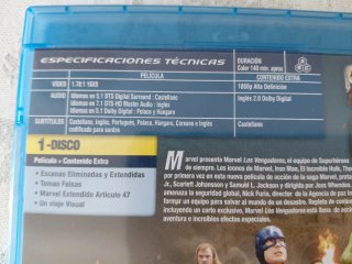 Blu-ray Los Vengadores de Marvel