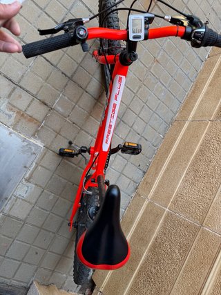 Bicicleta infantil roja