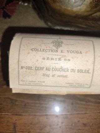 2 Cromo Litografías Emil Vouga S. XIX