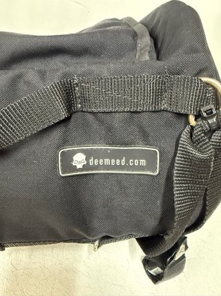 Bolsa de moto CORDURA negra DEEMEED
