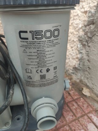 Depuradora Intex C1500 Cartucho Piscina