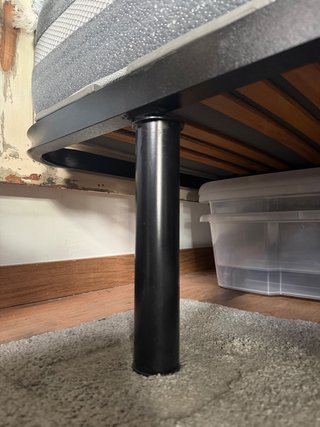 Somier 135x190cm con patas STAR