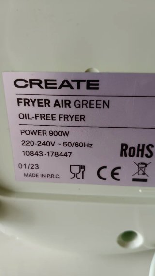 Freidora de aire Create