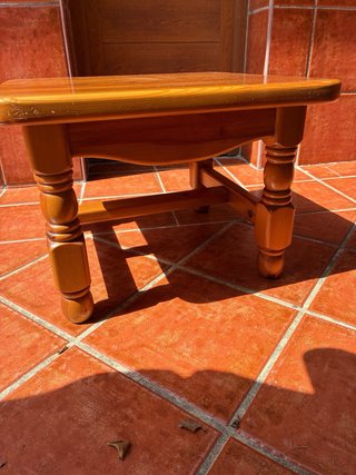 Mesa auxiliar pino macizo