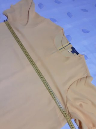 Blusa manga corta Primark XXL mostaza y otra coral