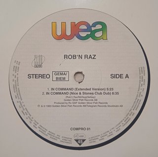 Vinilo Rob 'N' Raz - In Command