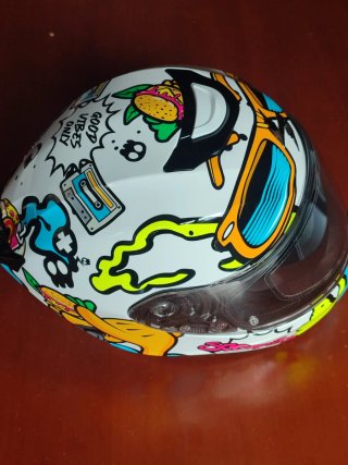 Casco moto infantil