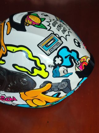 Casco moto infantil