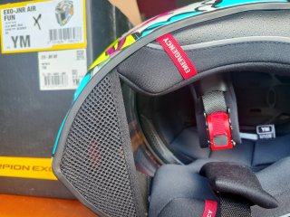 Casco moto infantil