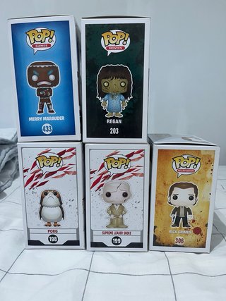 Lote Funko Pop Rick Grimes and Star Wars